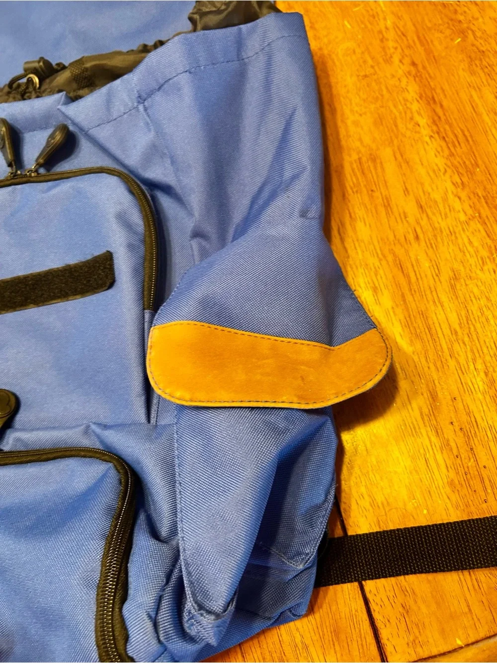Disney Royal Blue Backpack with Brown Trim